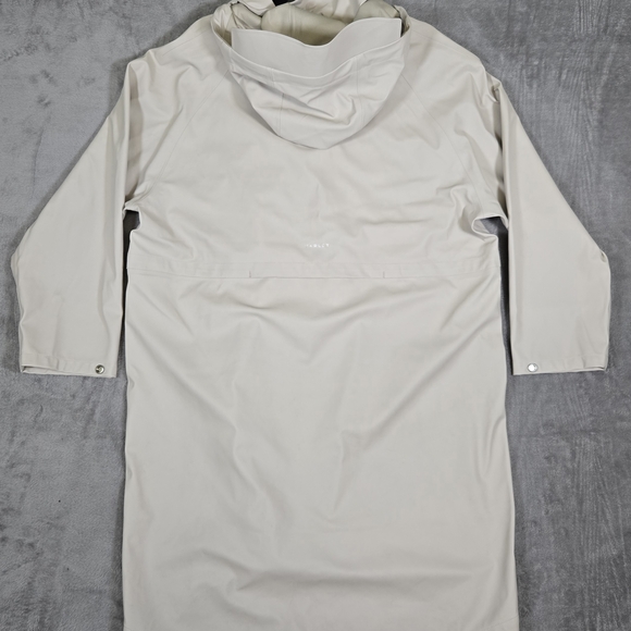 Varley Kirsten Women's Medium Cream Hooded Rain Jacket - Picture 7 of 14